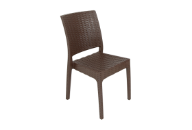 ZEUGMA RATTAN KOLSUZ SANDALYE KAHVE