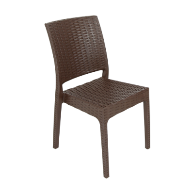 ZEUGMA RATTAN KOLSUZ SANDALYE KAHVE